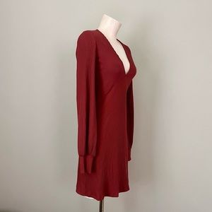 Aritzia rib knit mini dress